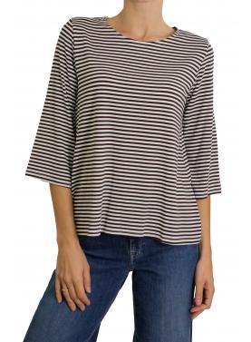 Maglia a righe con manica 3/4